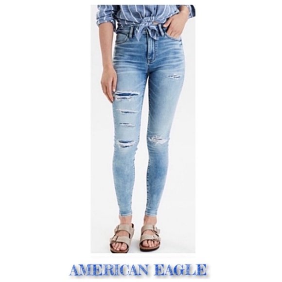 American Eagle Outfitters Denim - AE “Super Fit” Jeggings size 6 Jeans